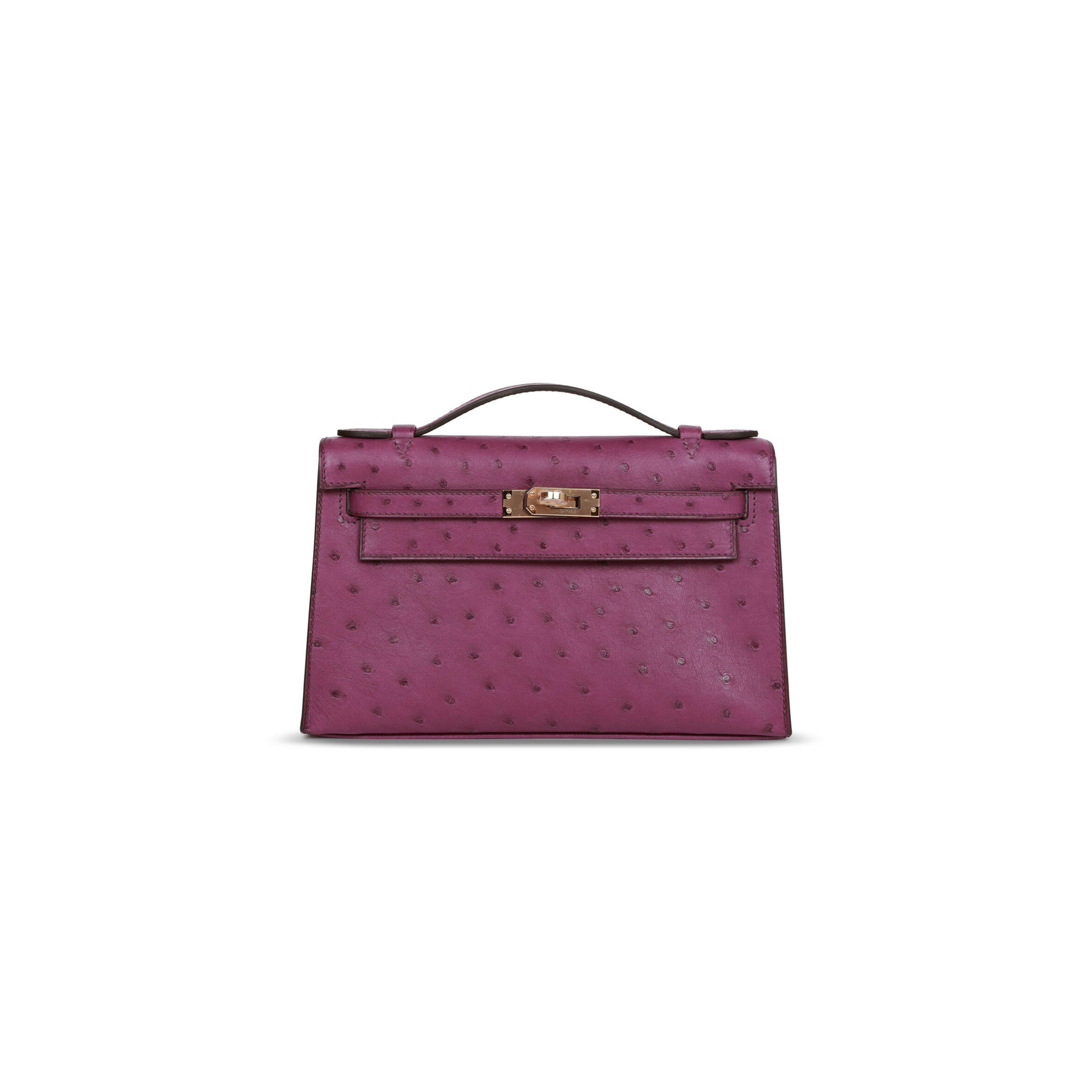 HERMES MASTER KELLY POCHETTE PERMABRASS HARDWARE (22*14*7cm)